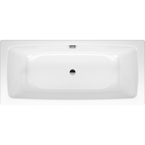 Kaldewei Cayono Duo Rechteck-Badewanne, 180x80 cm, Weiß, Draufsicht.