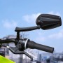 Lifenaxx Fahrradspiegel LX-031 links, montiert am Lenker eines Fahrrads.