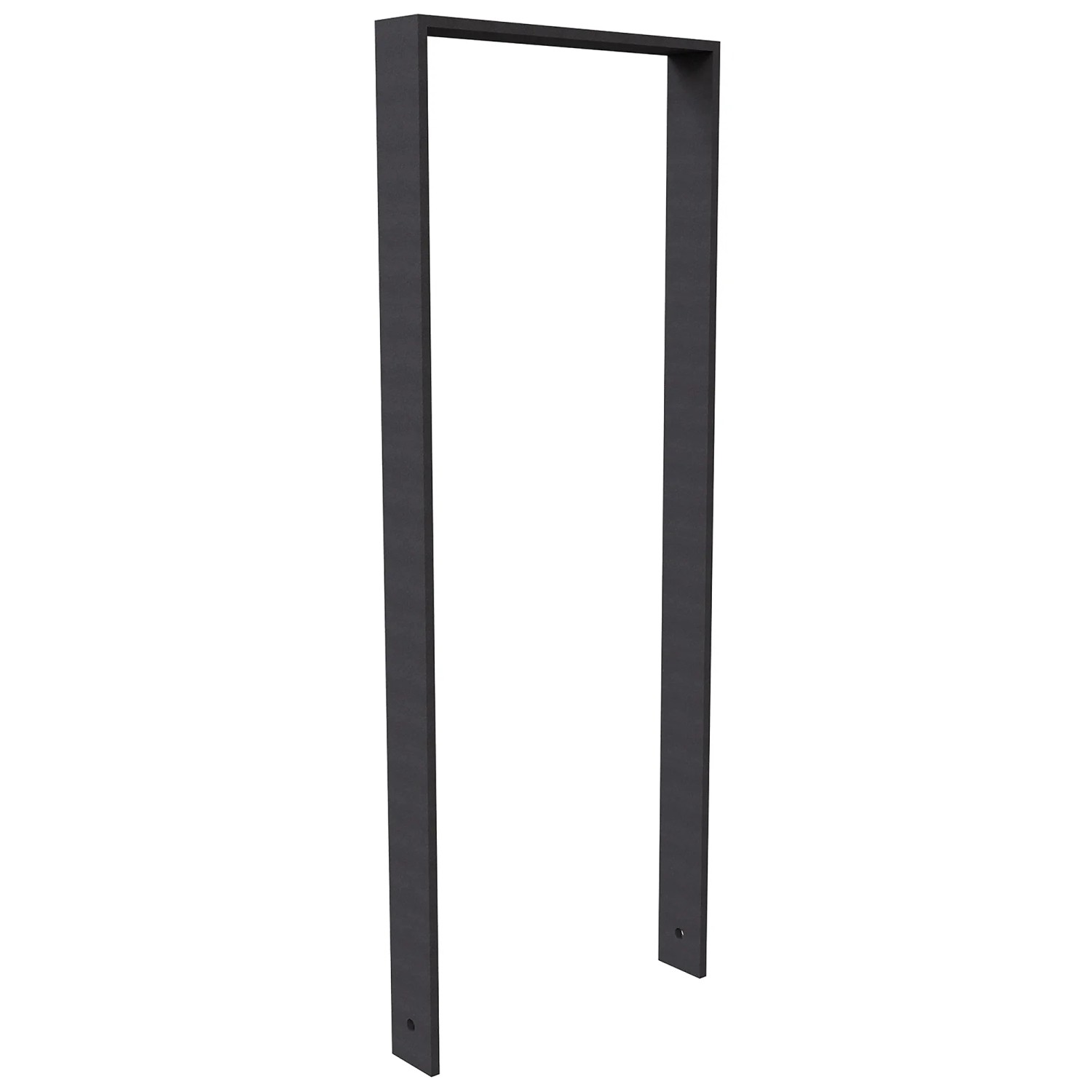 Schake Anlehnbügel Flachstahl Ohne Querholm 1.200 mm x 450 mm Eisengrau