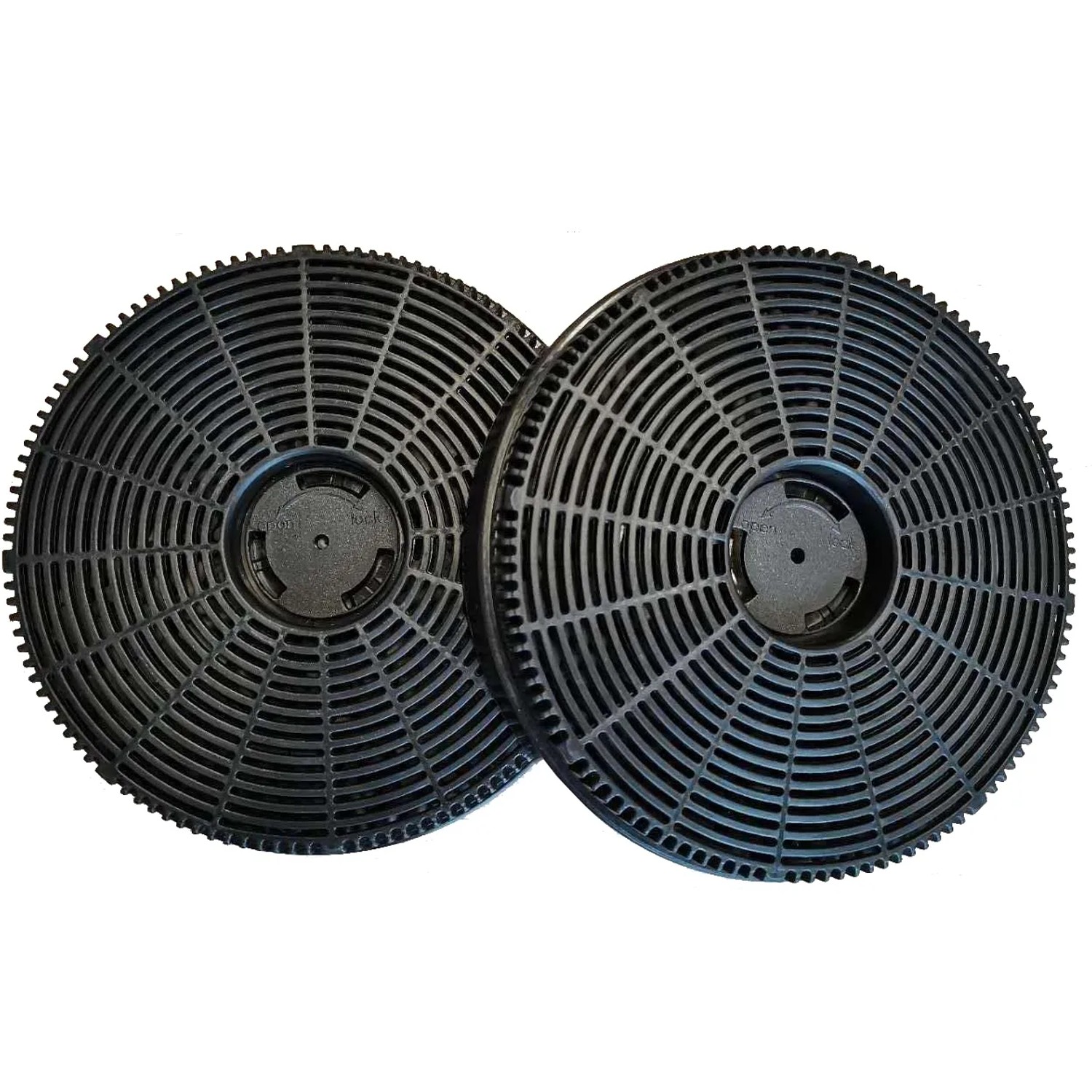 4 Aktivkohlefilter MIZ 0023 Für Respekta Dunstabzugshauben – 17,2 Cm Durchmesser, 3,5 Cm Stark