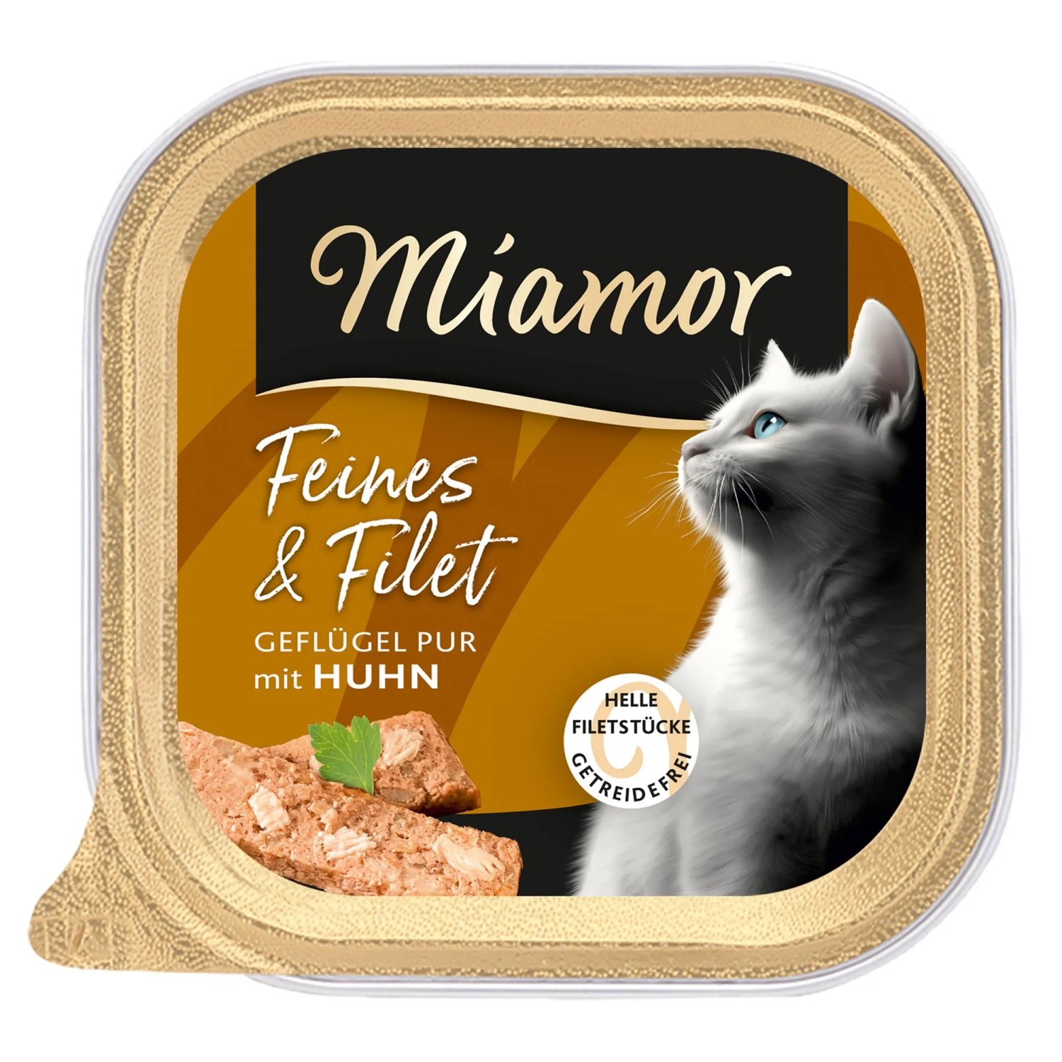 Miamor Katzen-Nassfutter Feines & Filets Geflügel Pur mit Huhn 100 g