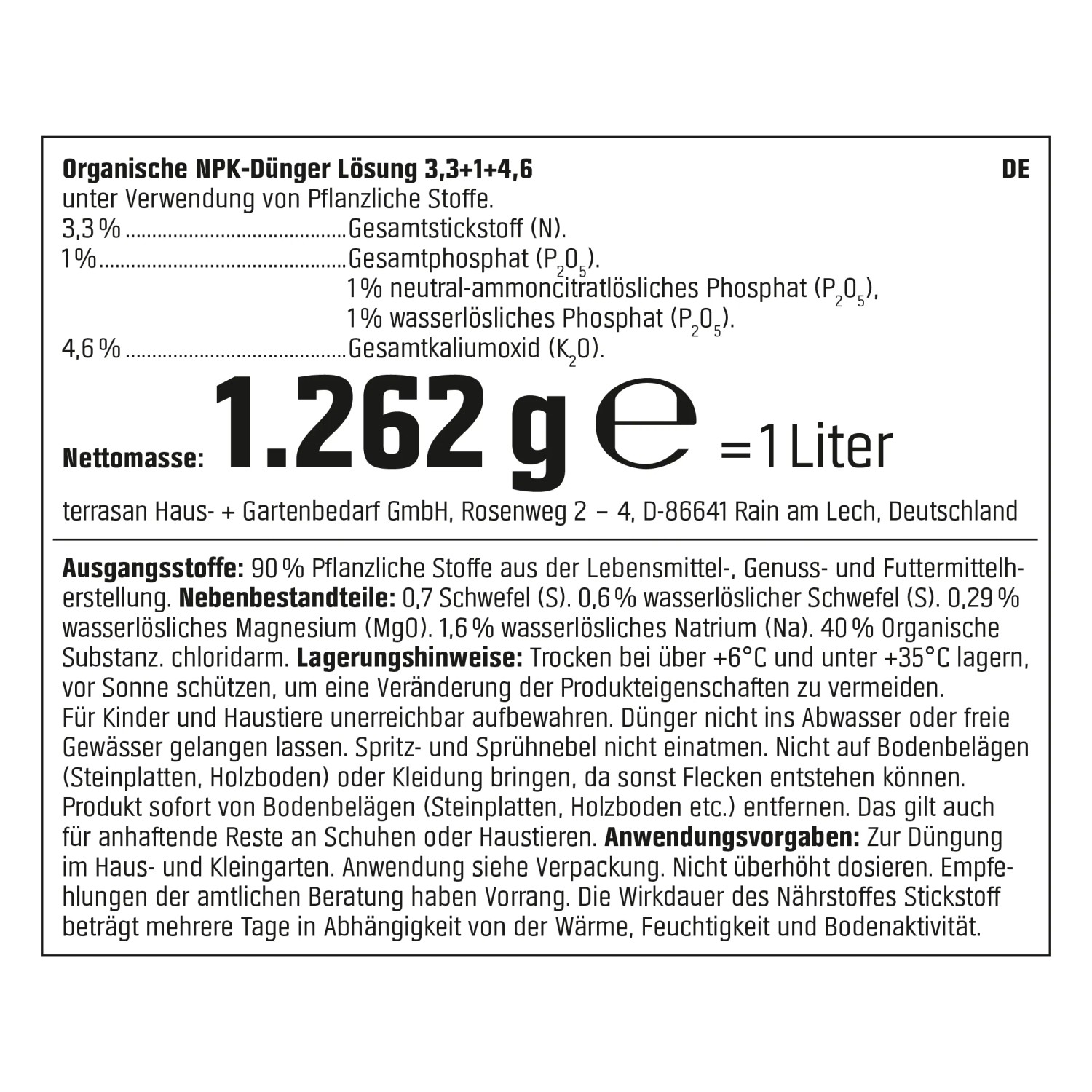 GROW by OBI Tomaten Dnger BIO 1 l kaufen bei OBI