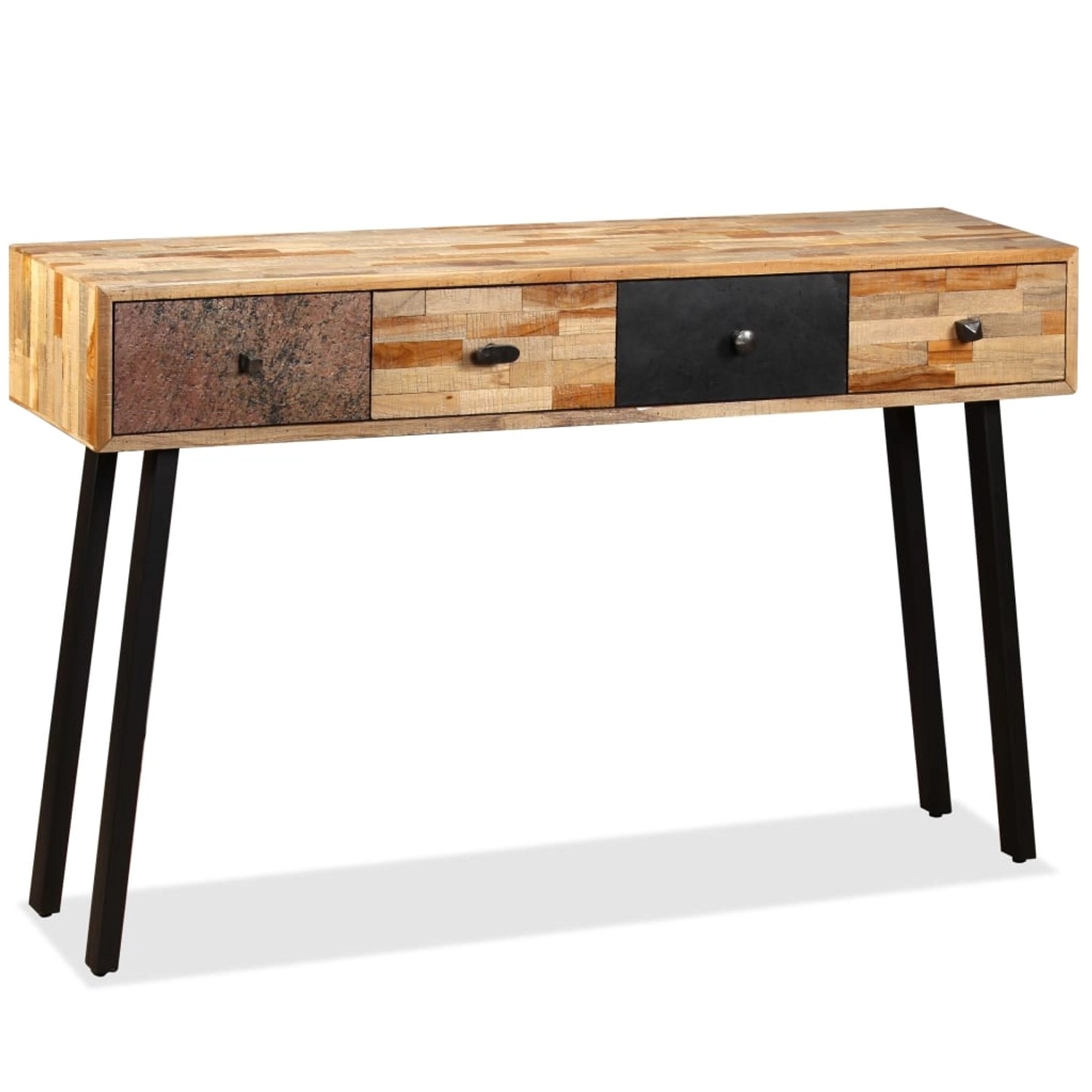 Konsolentisch Recyceltes Teak Massiv 120 X 30 X 76 Cm günstig online kaufen