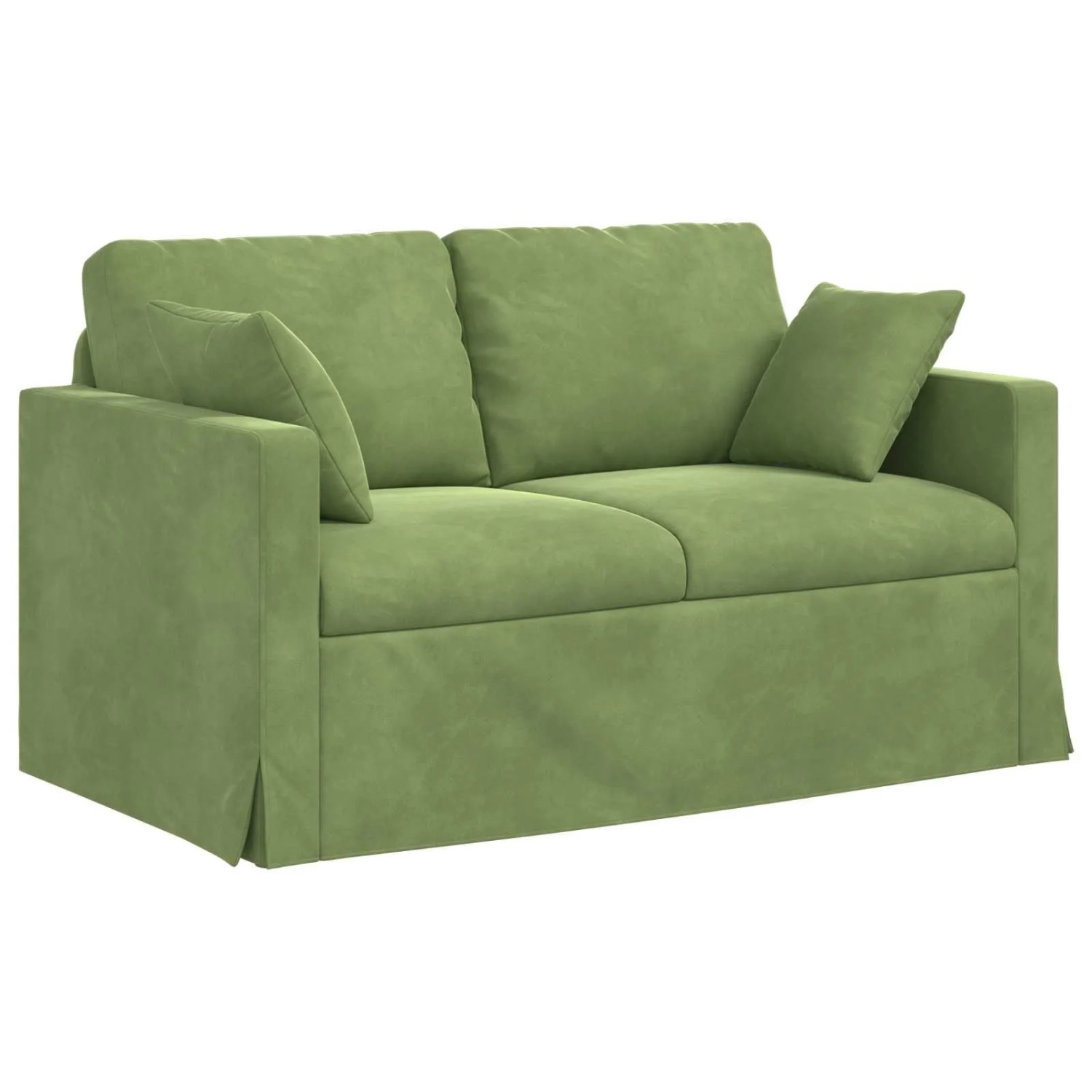 vidaXL Sofa Hellgrün 138 x 78 x 80 cm Samt 42024416