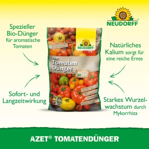 Neudorff Azet Tomaten-Dünger 750g: Bio-Dünger für aromatische Tomaten und reiche Ernte.