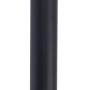 Schwarze Lutec LED Solar-Wegeleuchte Karlo, 45 cm hoch, mit Erdspieß.
