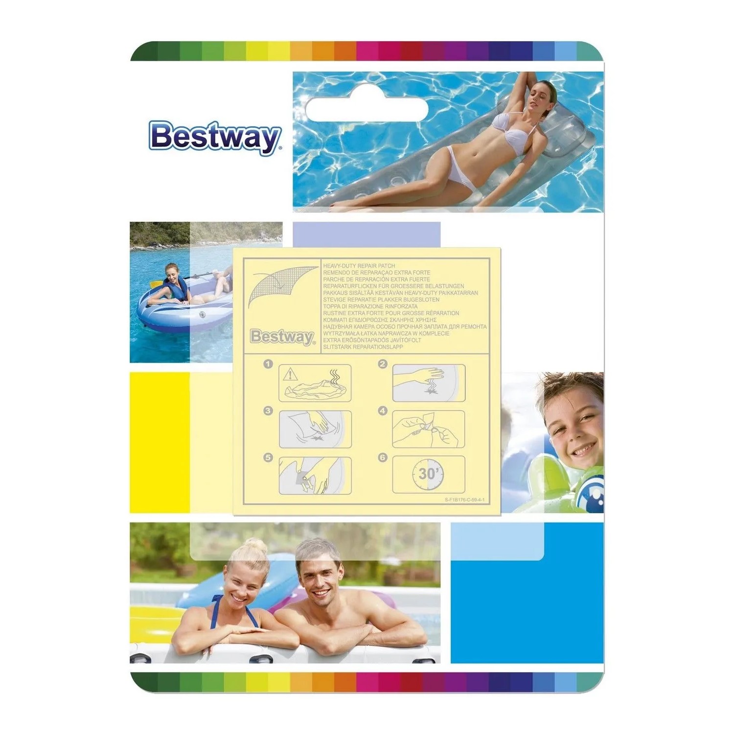 Bestway Reparaturflicken-Set extra stark