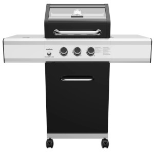 Grillfürst G210G Gasgrill mit 2 Brennern, Hochtemperaturbrenner und Gusseisenrosten.