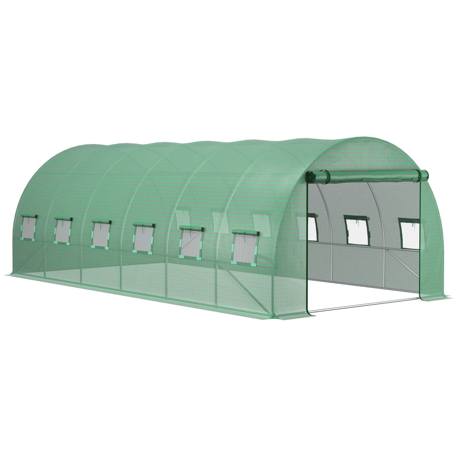Furnicato Abdeckfolie Für Gewächshaus 600l X 300b X 200h Cm Grün