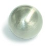 Gardinia Endknopf Memphis Kugel, Silber matt, 2er-Pack für Stilgarnituren.