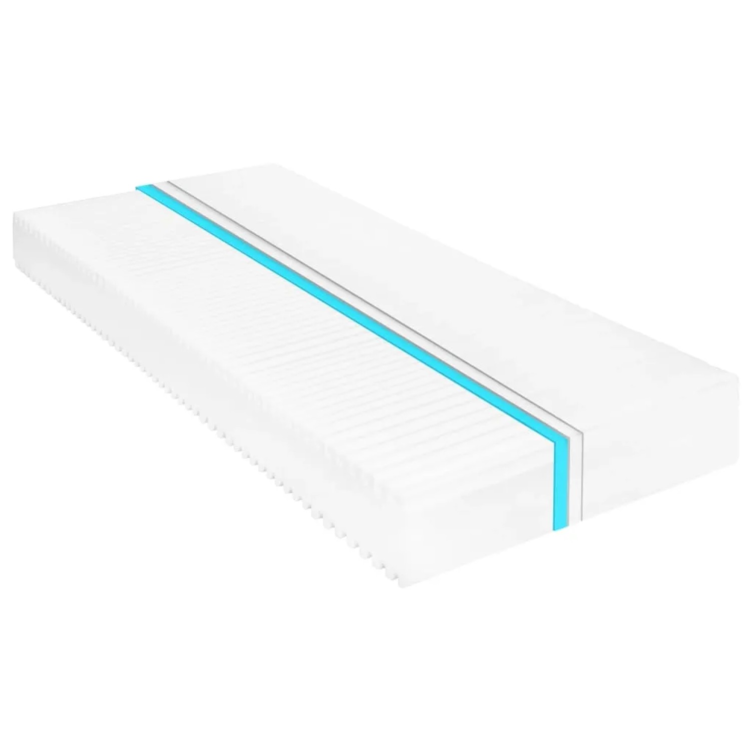vidaXL Matratze 90 x 200 cm 7 Zonen PU Schaum 16 cm H2 H3 282797