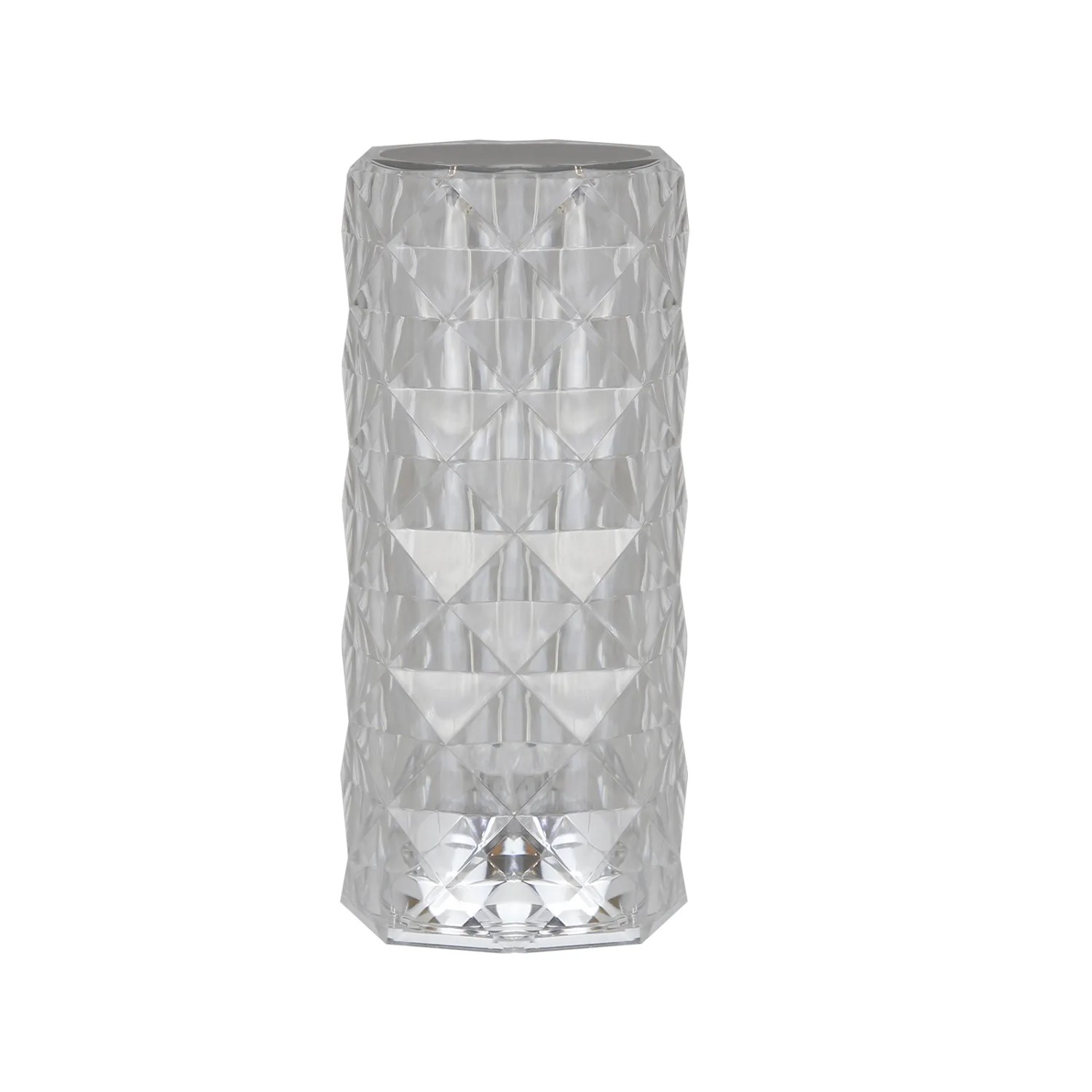 NETTLIFE LED Tischlampe aus Metall L21cm Transparent