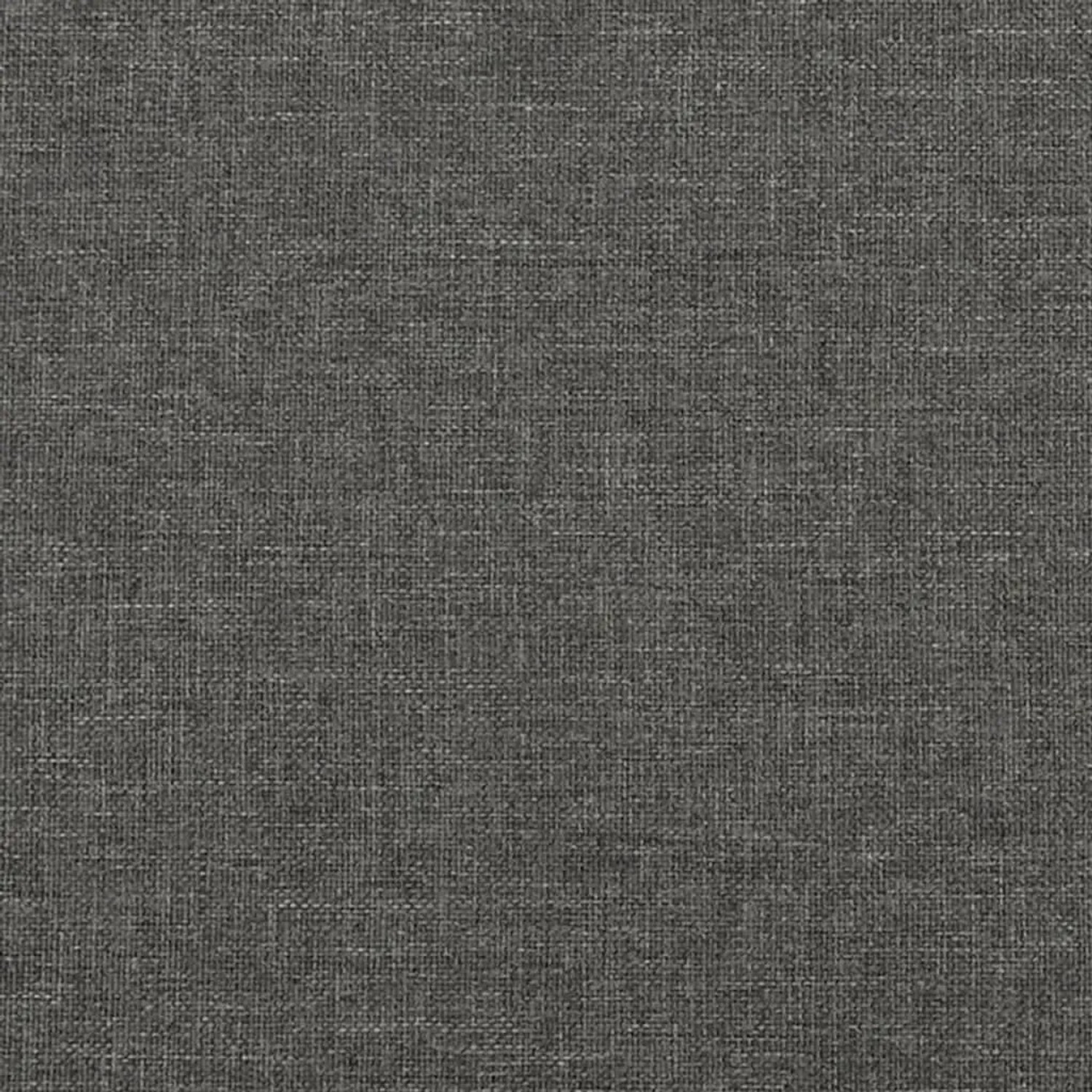 Nahaufnahme des dunkelgrauen Stoffbezugs vom vidaXL Boxspringbett 140x200 cm.