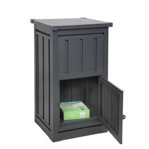 Floraworld Paketbox Stahl Profiliert Abschließbar 109 x 63 x 55 cm Anthrazit