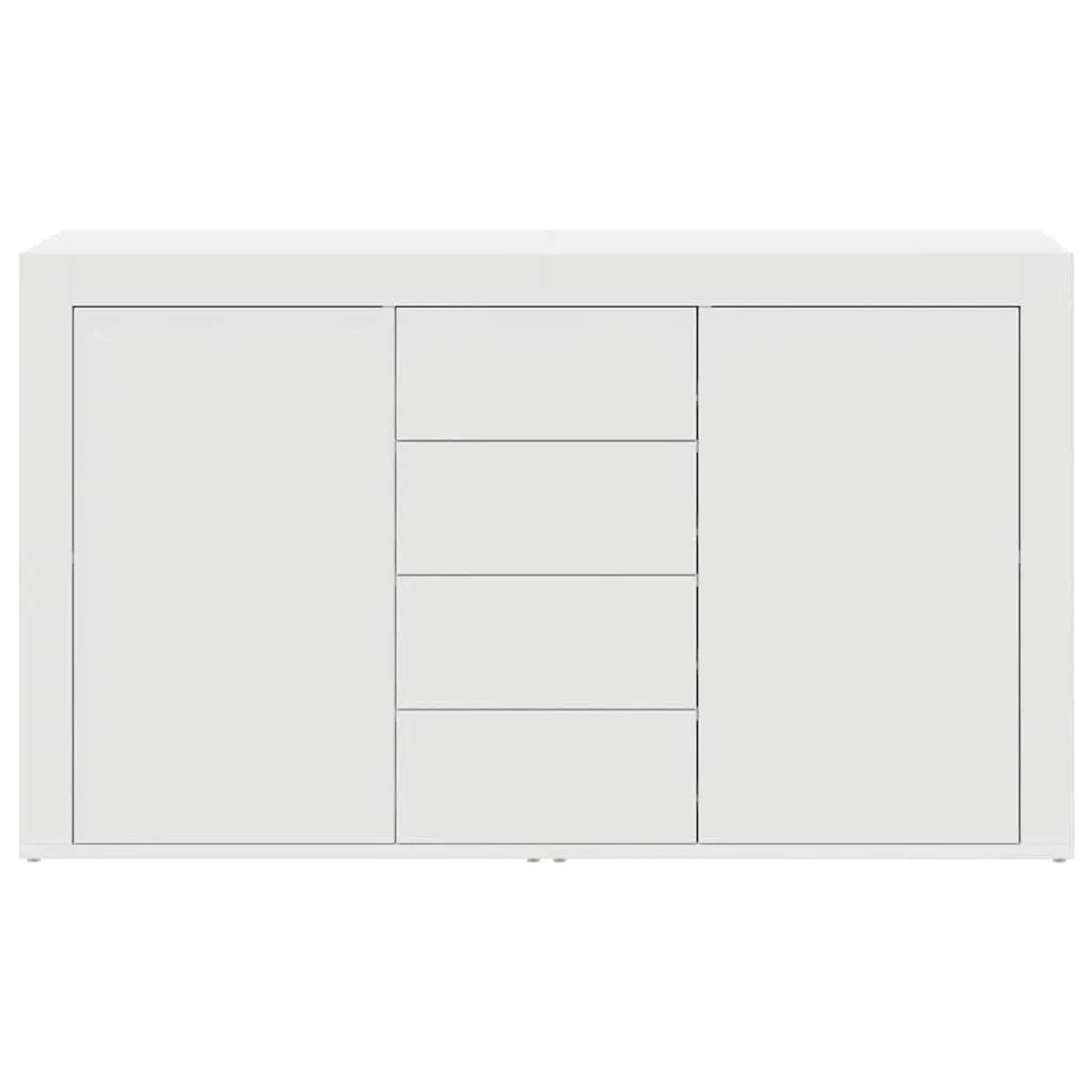 vidaXL Sideboard mit Schubladen Weiß 120 x 36 x 69 cm Holzwerkstoff 3333856_6