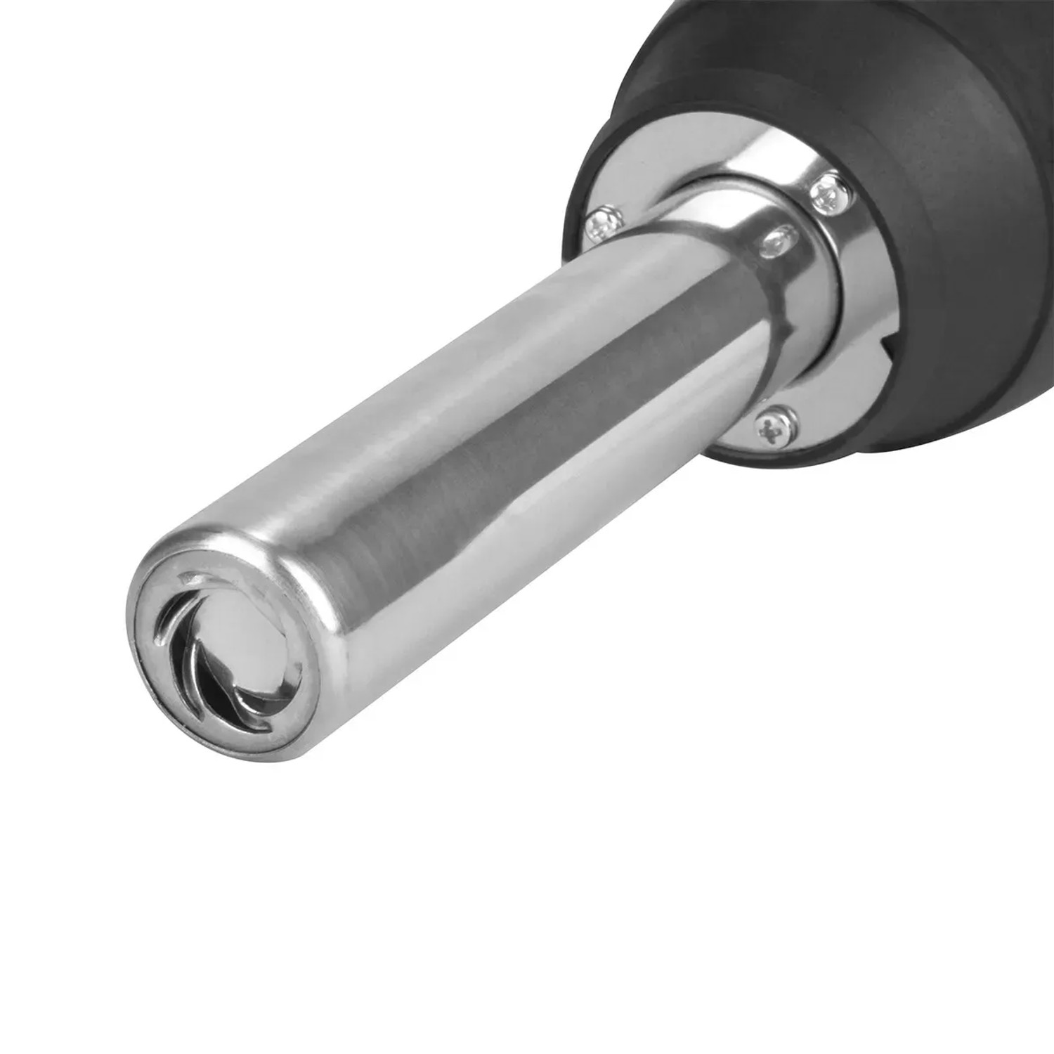 Detailaufnahme: STAHLWERK Heißluftgebläse HLG-480 ST Lötstation, Düse aus Metall.