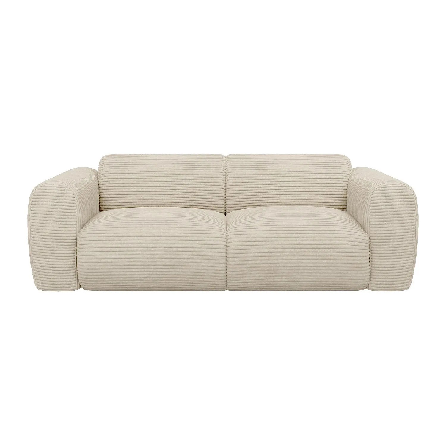 Vente-unique Sofa Ohne Schlafmöglichkeit Pogni Beige 205 cm