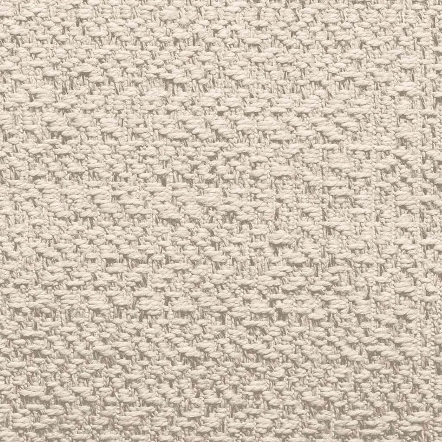 Cremefarbener Outdoor-Teppich ZIZUR in Jute-Optik. Robuste, gewebte Polypropylen-Struktur für Innen- & Außenbereich.