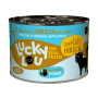 Dose Lucky Lou Katzen-Nassfutter Adult Geflügel & Hirsch, Alleinfutter für erwachsene Katzen.