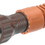 Gerätestecker und Adapter für Geka Drip-Set zur Bewässerung von Hecken und Beeten, Ø 16 mm.