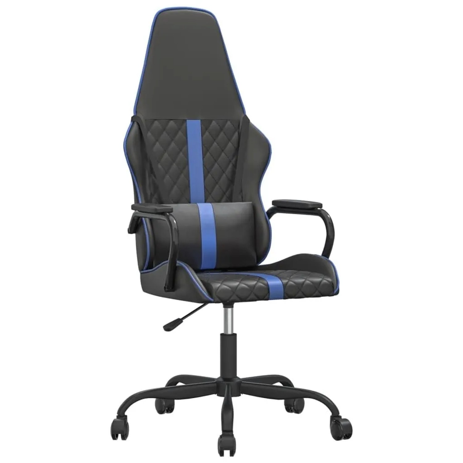 vidaXL Gaming-Stuhl Schwarz und Blau Kunstleder 3143787