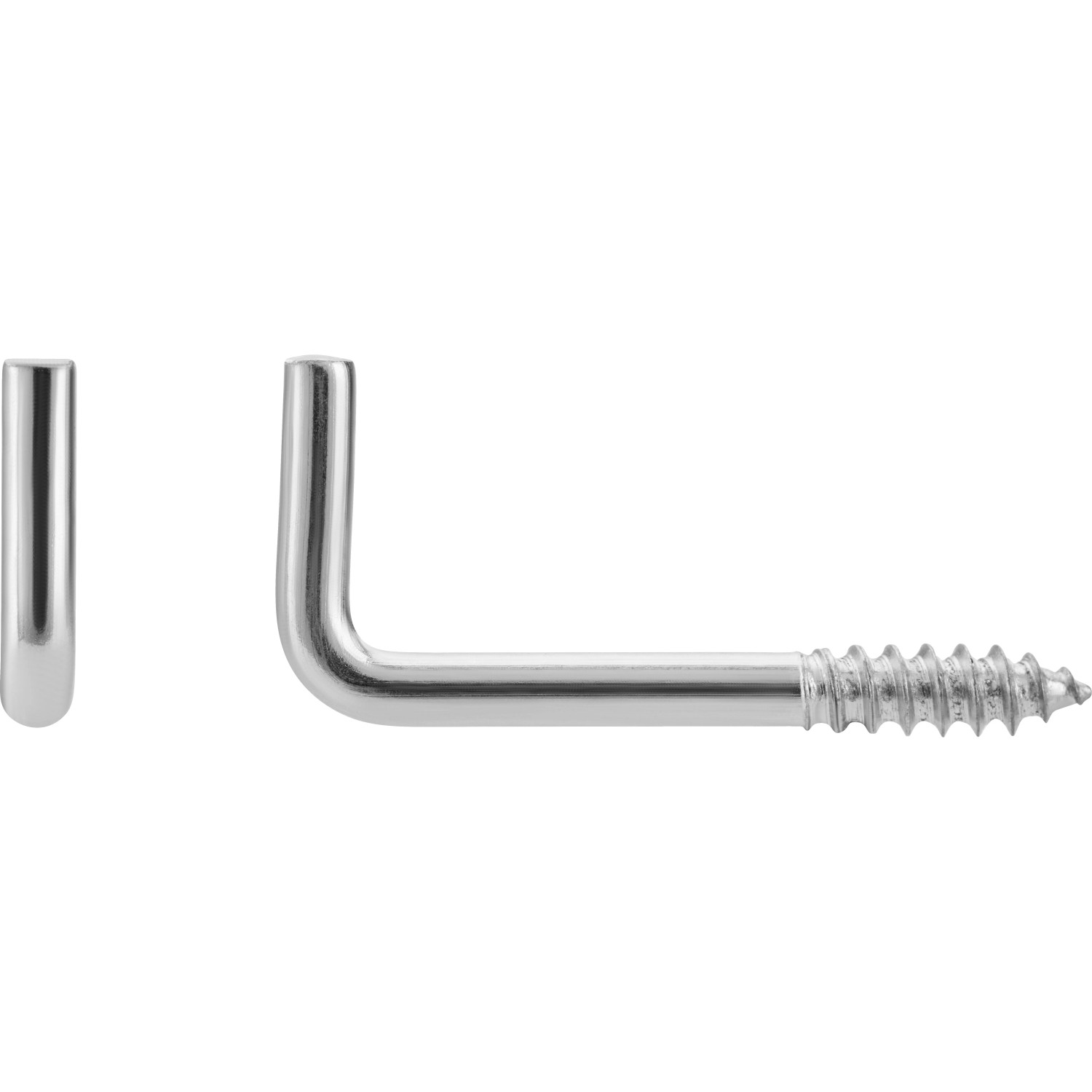 Schraubhaken Gerade Stahl Verzinkt 30 mm x 2,8 mm 7 Stück