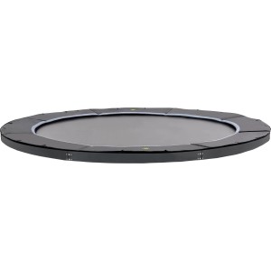 Schwarzes Exit Toys Bodentrampolin Dynamic Sports, Ø 366 cm, ohne Netz.
