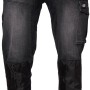 Cat Bundhose Dynamic Denim Schwarz, Größe 32x30, Arbeitskleidung mit Cargotaschen und Knieverstärkung.