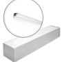 NOEL & MARQUET NMC Z15-Box ARSTYL Eckleisten Set, 42 Stuckleisten (84 m), weiß.