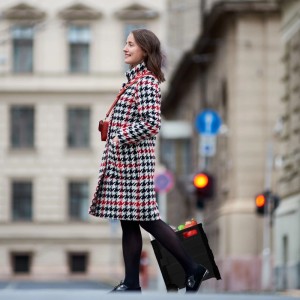 Relaxdays Einkaufstrolley ABS Aluminium Schwarz Klappbar mit Rollen 99 cm x 45 cm x 38 cm