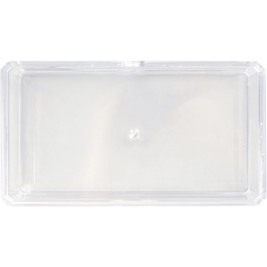 Transparenter Fackelmann Minischub-Organizer aus Kunststoff für Badmöbel.