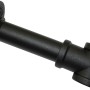 Gardinia T-Stück Industrial Home, Ø 25mm, schwarz, für Stilgarnituren.