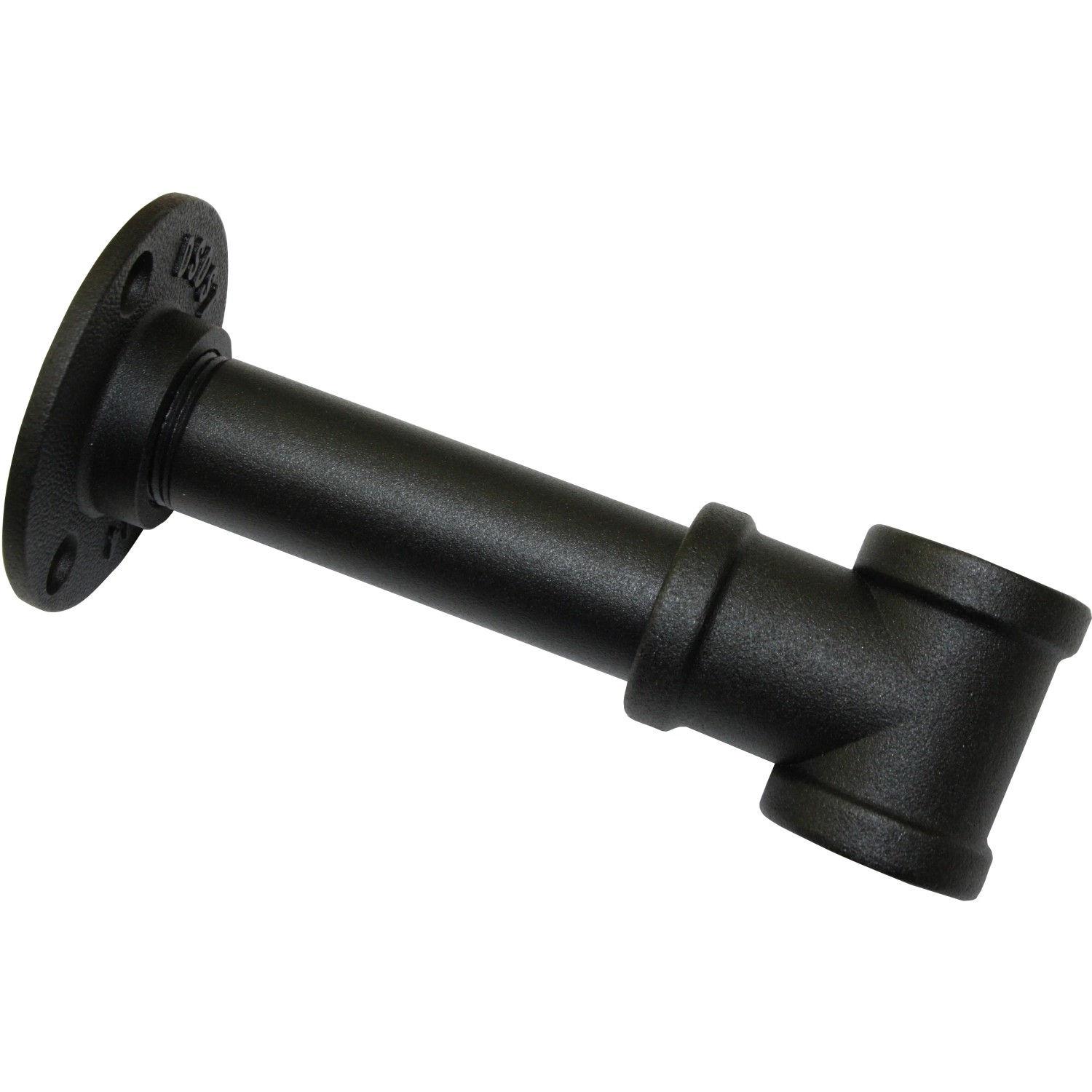 Gardinia T-Stück Industrial Home, Ø 25mm, schwarz, für Stilgarnituren.