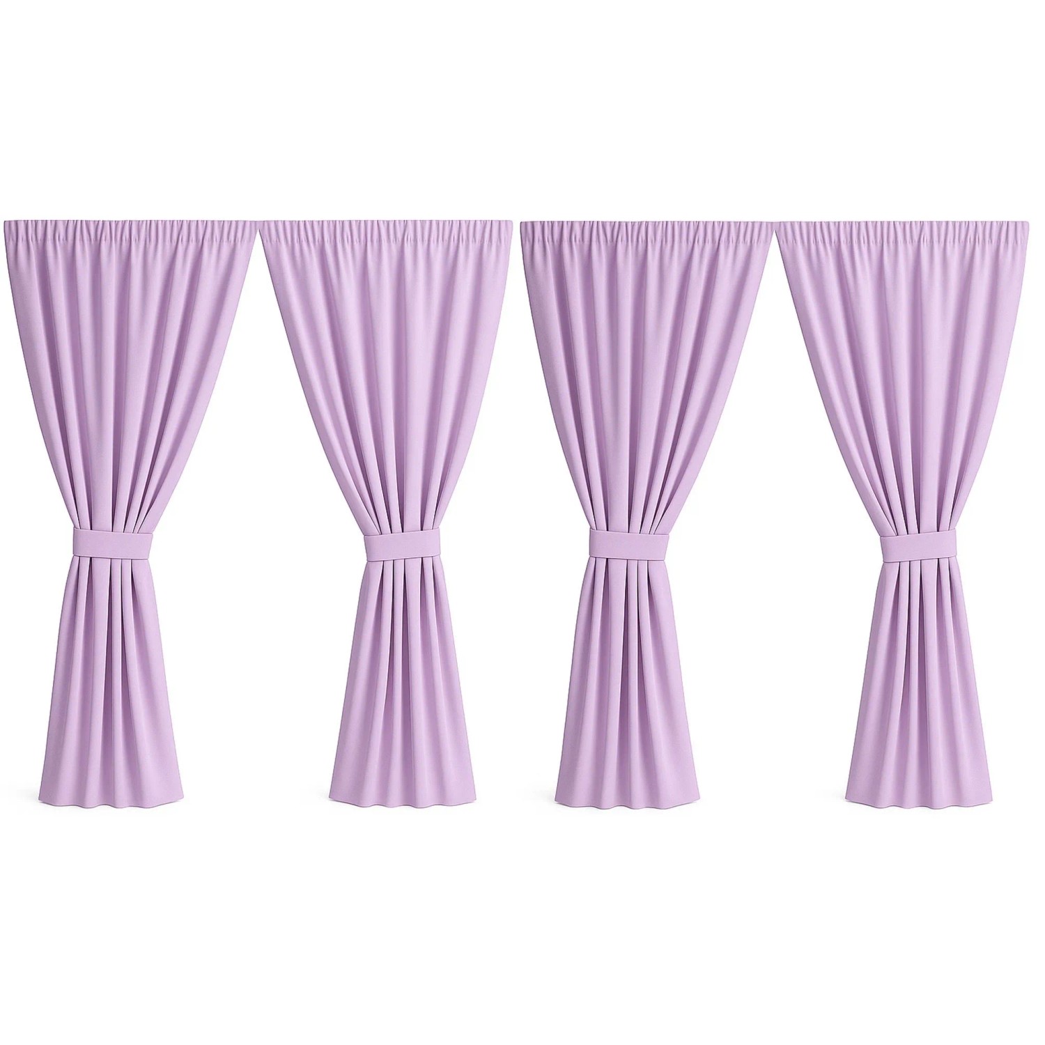 Setgarden Curtain Garden Outdoor Vorhang      4 x 155 × 240 cm – Balkon Vorhang 1tlg Purple