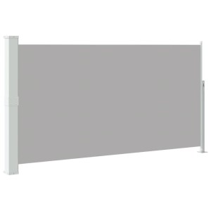 Ausziehbare Seitenmarkise, 170x300 cm, grau, für Terrasse & Balkon.