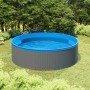 vidaXL Planschbecken mit Einhängeskimmer und Pumpe 350x90 cm Grau 3070801_2