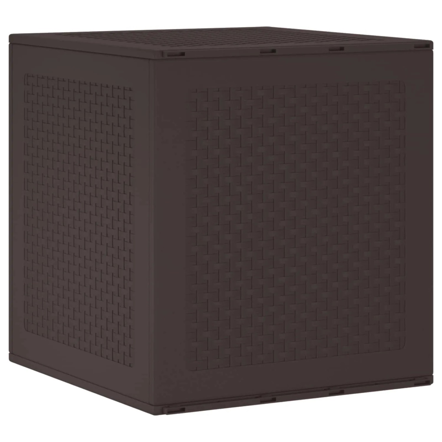 vidaXL Aufbewahrungsbox Braun 55 x 53 x 57 cm Polypropylen 870580