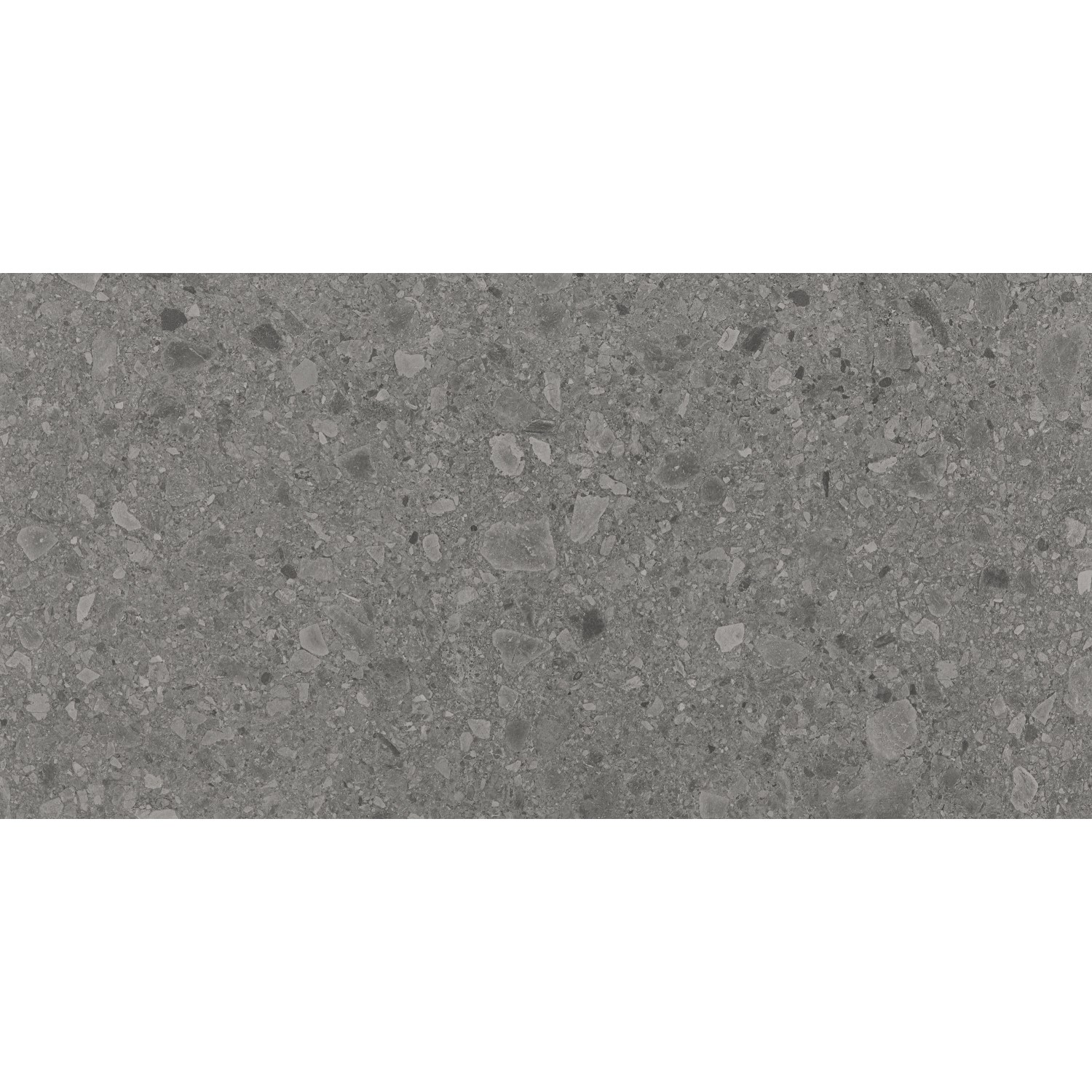 Bodenfliese Riverstone Feinsteinzeug Glasiert Grau Matt 60 cm x 120 cm