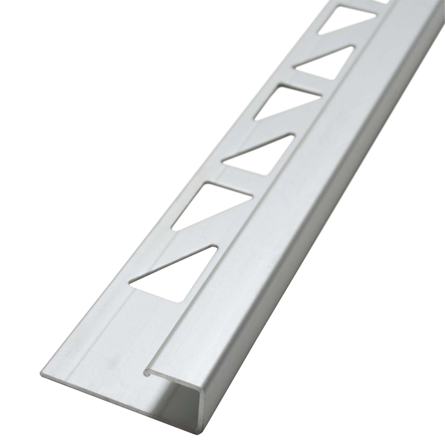 Dalsys Fliesenschiene Aluminium 2,5m x 10mm Eckprofil Chrome günstig online kaufen
