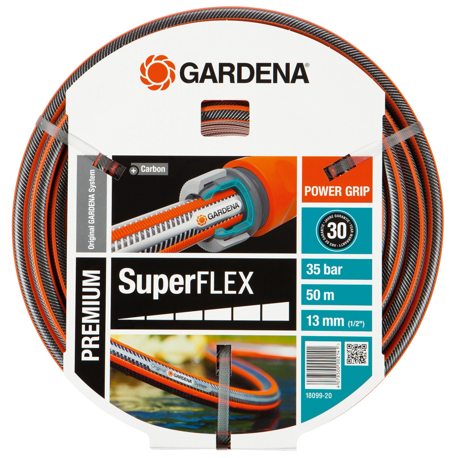 Premium SuperFlex Schlauch 13 mm (1/2 Zoll) 50 m ohne Systemteile