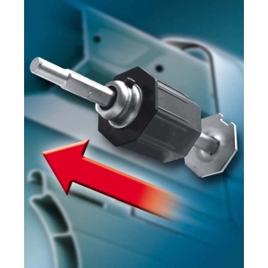 Schellenberg Walzenhülse Maxi, ausziehbar, 60x200mm, zur Verlängerung von Rollladenantrieben.