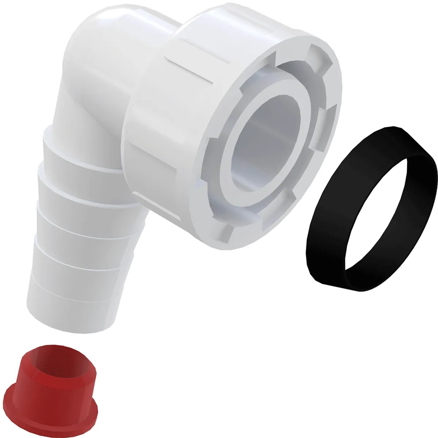 Alcadrain Geräteanschluss komplett G1 Zoll 17–23 mm Schlauchanschluss