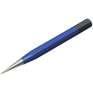 LUX Durchschläger 2 mm Comfort, blau, mit kegelförmiger Spitze für präzise Arbeiten.