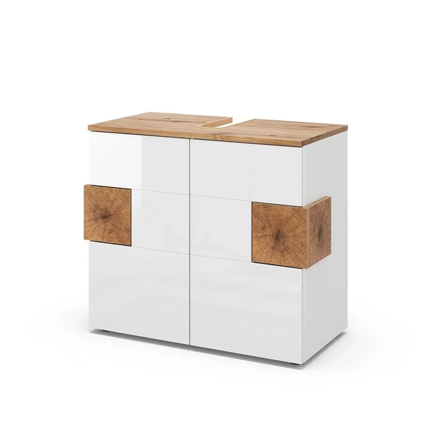 Vicco Waschbeckenunterschrank Eden Weiß 73 x 64