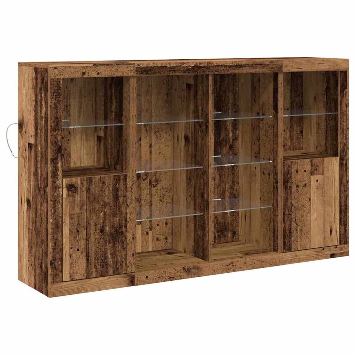 vidaXL Sideboard Altholz 163 x 37 x 100 cm Holzwerkstoff 3333121 günstig online kaufen
