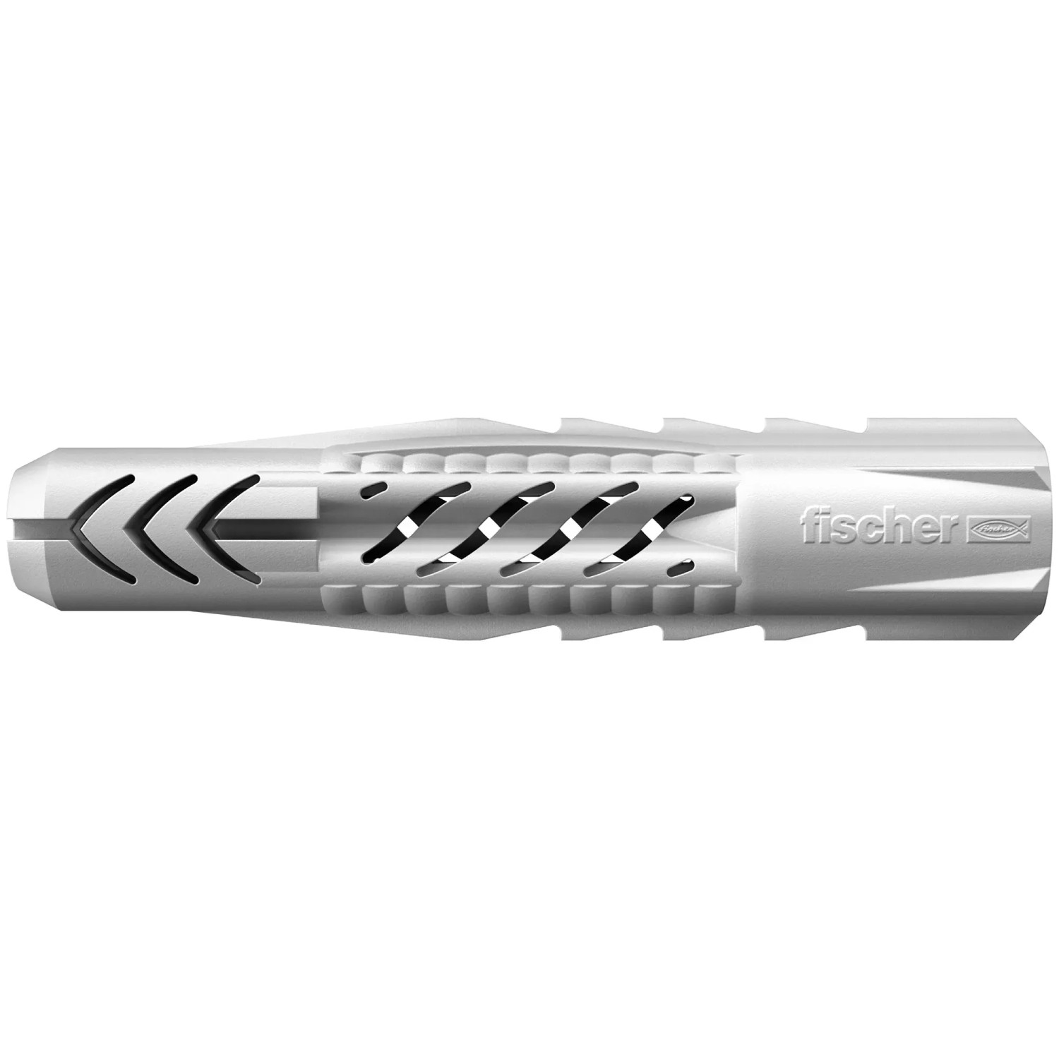 Fischer Universaldübel UX 10x140 mm mit Stockschraube, 4er-Set, geeignet für viele Baustoffe.