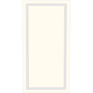 Weißes LED-Panel Bedging 80x35 cm von Just Light für Deckenmontage.