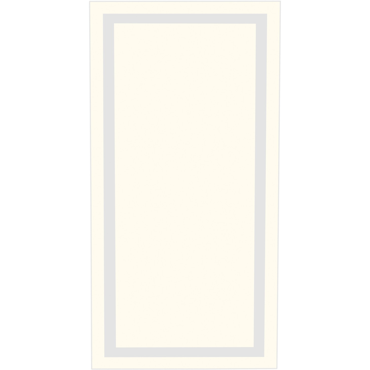 Weißes LED-Panel Bedging 80x35 cm von Just Light für Deckenmontage.