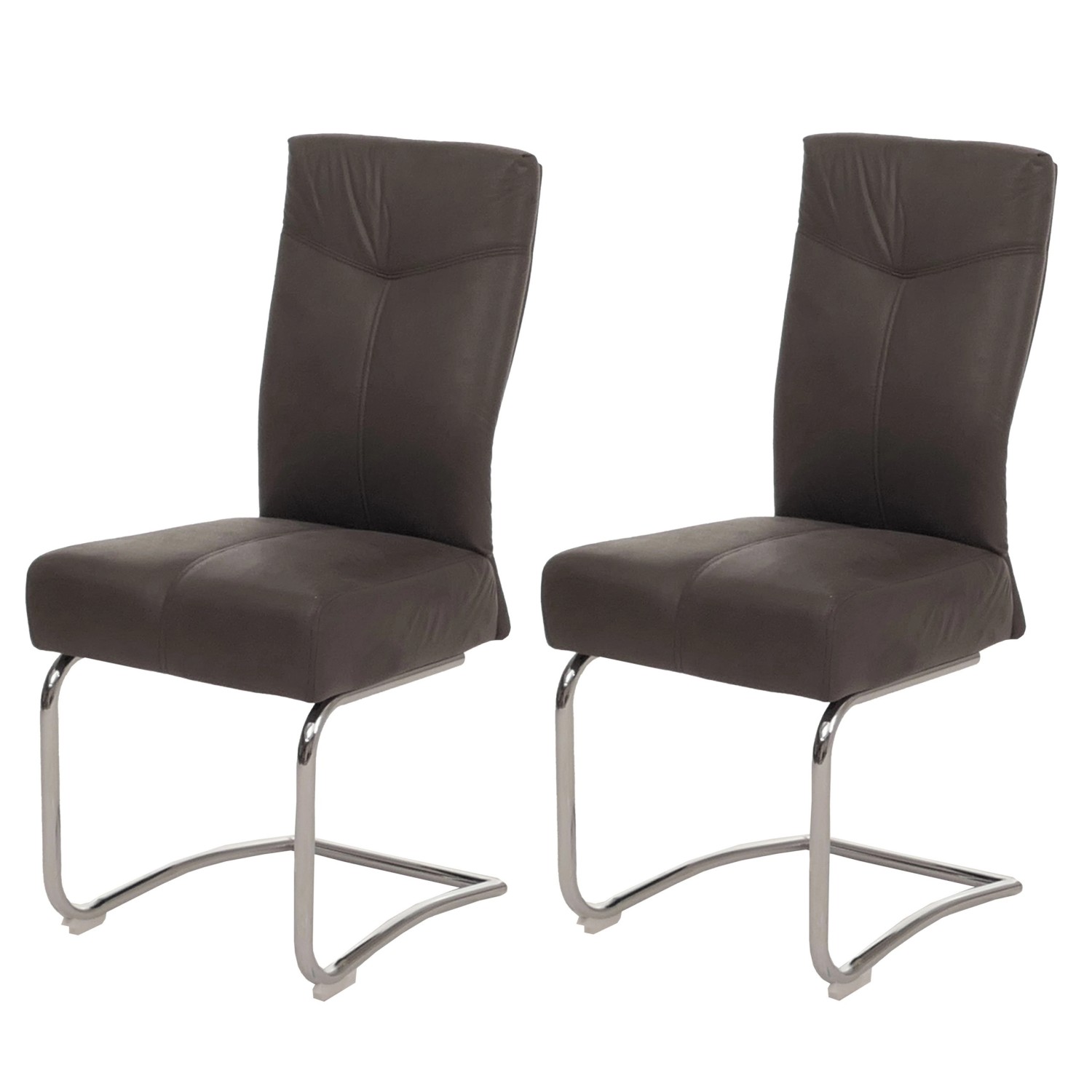 CHEFGASTRO Esszimmerstuhl 2er-Set Gepolstert 105x46x60cm Sitzhöhe 53cm Text günstig online kaufen