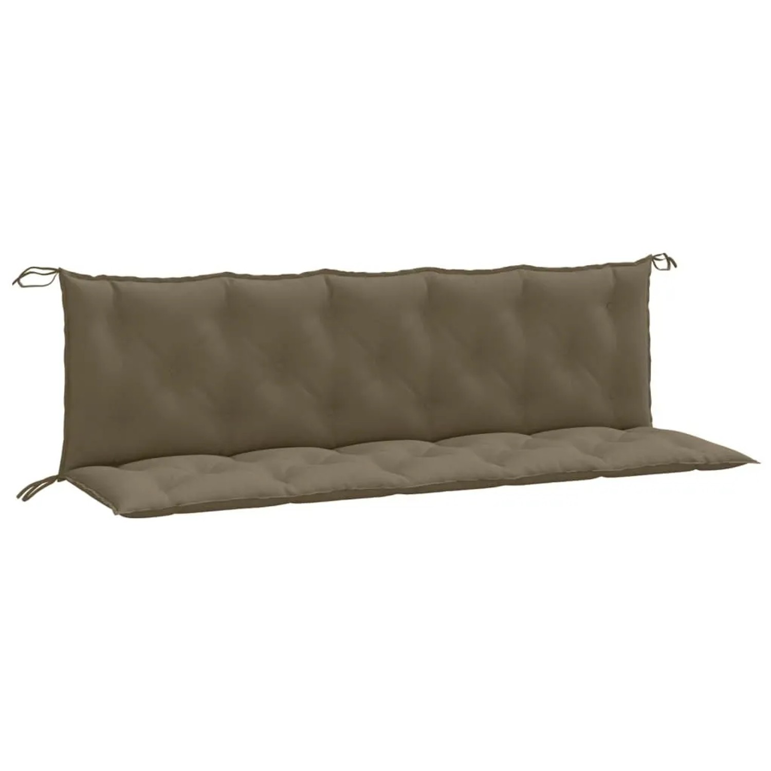 vidaXL Gartenbank-Auflagen 2 Stk Melange Taupe 180x50x7 cm Stoff 4002627 günstig online kaufen